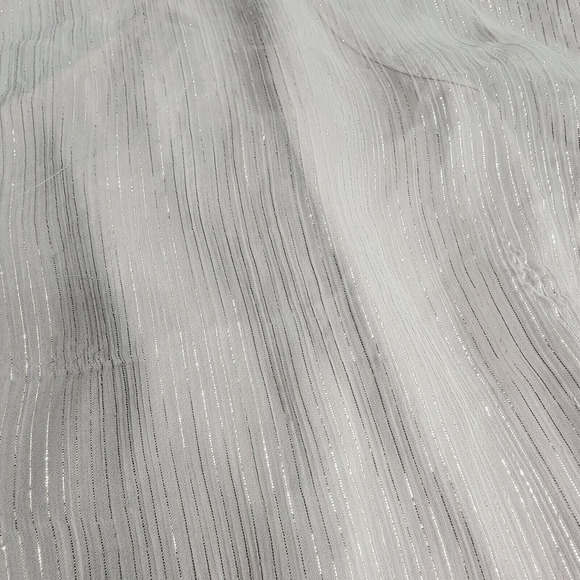 Express Bodysuit Pink and Metallic Sheer Overlay FairyCore Women's Size M - Picture 4 of 8